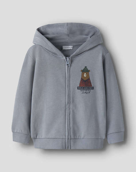 NAME IT NMMVOLTINUS NREG SWEAT CARD WH BRU