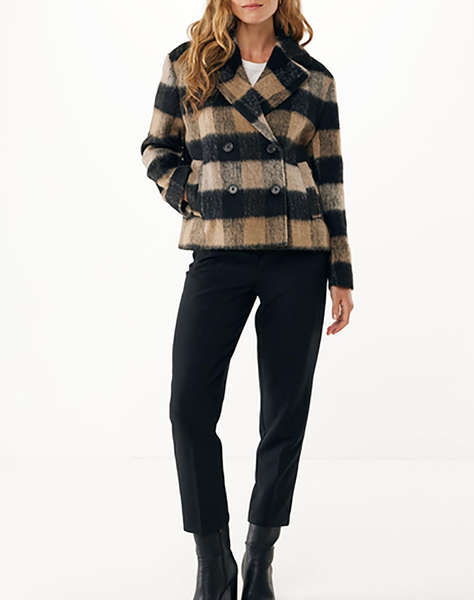 MEXX Checked peacoat