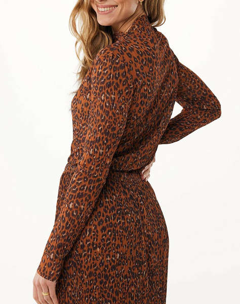 MEXX Mesh leopard top