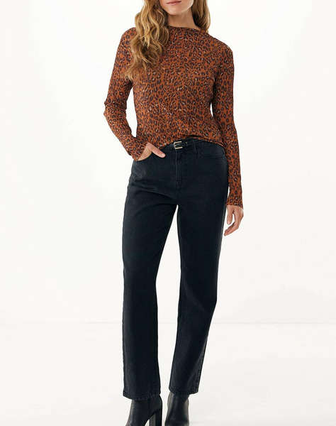 MEXX Mesh leopard top