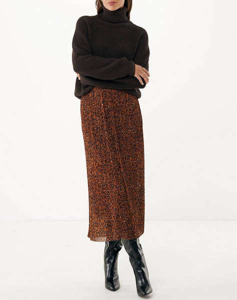 MEXX Mesh leopard skirt