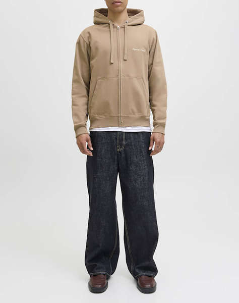 JACK&JONES JORNORREBRO EMB SWEAT ZIP HOOD NOOS