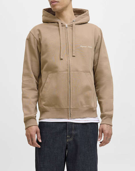 JACK&JONES JORNORREBRO EMB SWEAT ZIP HOOD NOOS