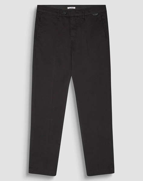 ANTONY MORATO MMTR00764FA800190 MIN OF 6 TROUSERS MARK SLIM FIT IN STRETCH TWILL COTTON FABRIC WITH LOGOED RUBBER FLAG PANTALONI DE BARBATI
