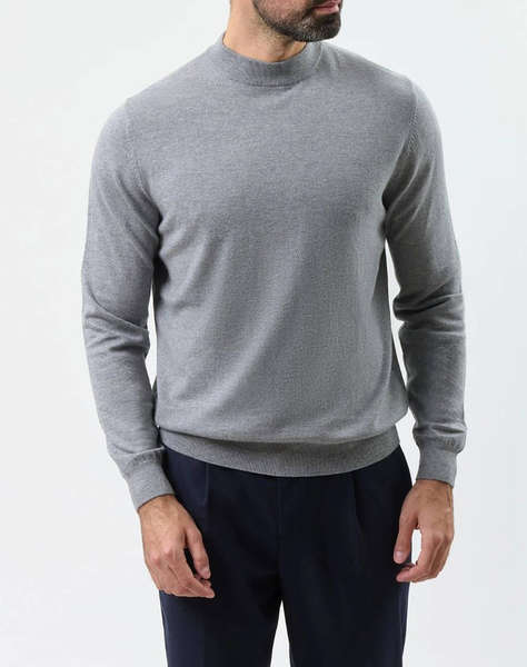 ANTONY MORATO MMSW01559YA200081 MIN OF 6 SWEATER REGULAR FIT IN CASHMERE WOOL BLEND YARN PULOVER DE BARBATI
