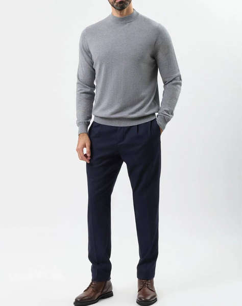 ANTONY MORATO MMSW01559YA200081 MIN OF 6 SWEATER REGULAR FIT IN CASHMERE WOOL BLEND YARN PULOVER DE BARBATI