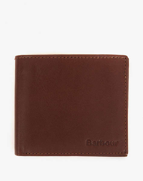BARBOUR BARBOUR COLWELL LEATHER BILLFOLD WALLET (Dimensiuni: 9.5 x 11cm.)