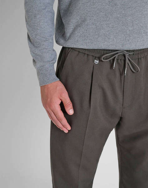 ANTONY MORATO MMTR00748FA600260 MIN OF 6 TROUSERS NEIL REGULAR FIT IN STRETCH VISCOSE BLEND FABRIC TWILL CONSTRUCTION PANTALONI DE BARBATI