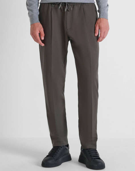 ANTONY MORATO MMTR00748FA600260 MIN OF 6 TROUSERS NEIL REGULAR FIT IN STRETCH VISCOSE BLEND FABRIC TWILL CONSTRUCTION PANTALONI DE BARBATI
