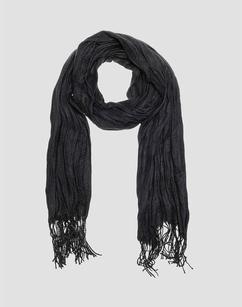 ANTONY MORATO MMSC00376AF040001 MIN OF 6 SCARF WOVEN IN JAQUARD ALL OVER HERRINGBONES MOTIF AND WRINKLED TREATMENT FULAR DE BARBATI