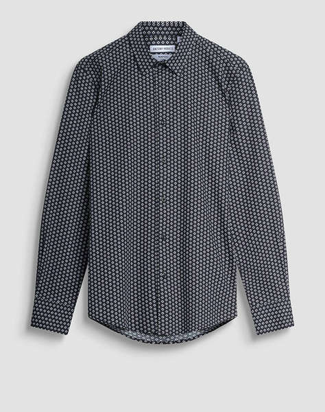 ANTONY MORATO MMSL00628FA430654 MIN OF 6 SHIRT NAPOLI SLIM FIT IN SOFT TOUCH PRINTED COTTON VISCOSE BLEND FABRIC BLUZA DE BARBATI