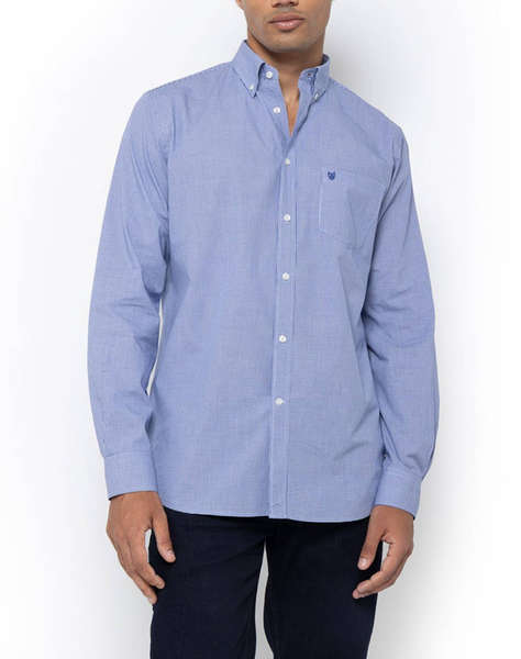THE BOSTONIANS CAMASA CHESTER POPLIN REGULAR FIT MiniCheck POPLIN Button-down Regular Fit