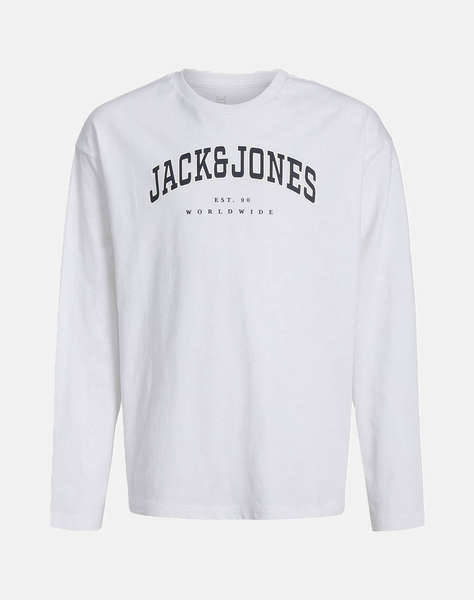 JACK&JONES JJECALEB VARSITY TEE LS O-NECK SN JNR