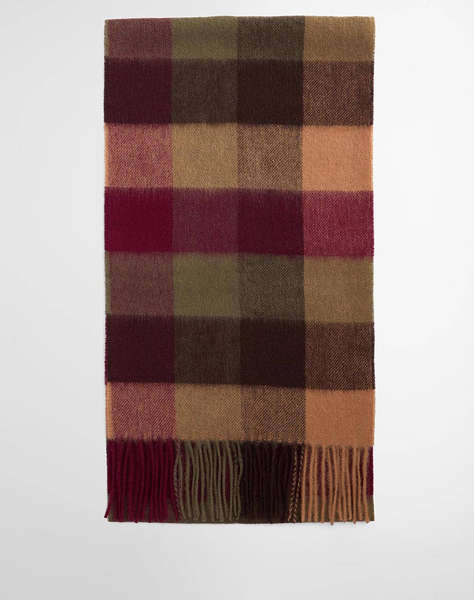 BARBOUR BARBOUR LAMBSWOOL TATTERSALL SCARF
