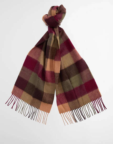 BARBOUR BARBOUR LAMBSWOOL TATTERSALL SCARF