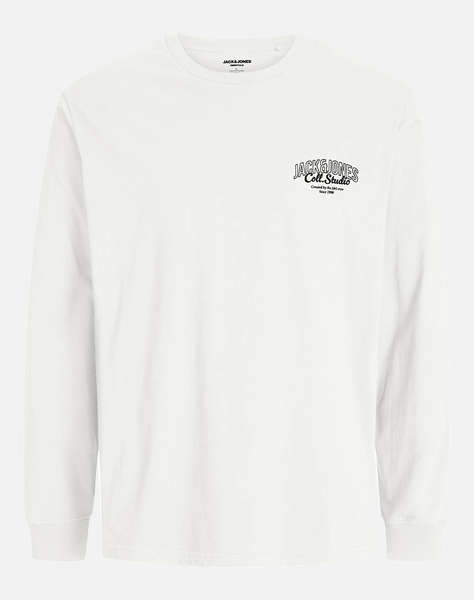 JACK&JONES JJMAKOTO TEE LS CREW NECK