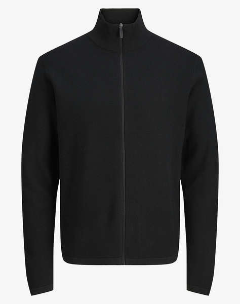 JACK&JONES JCOSTANCE KNIT BADGE ZIP CARDIGAN