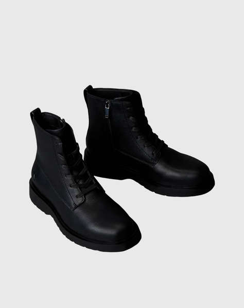 CALVIN KLEIN COMBAT ESS LACE UP ZIP BOOT LTH