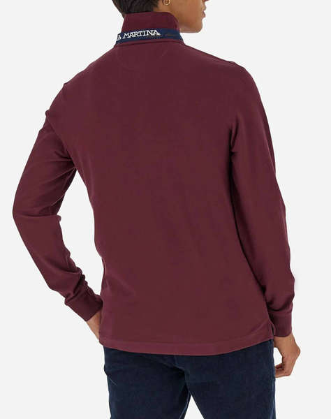 LAMARTINA BLUZA POLO MM MAN L/S POLO PIQUET STRETCH