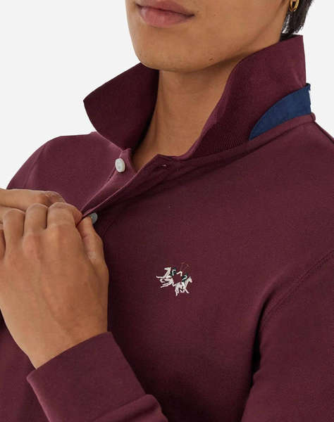 LAMARTINA BLUZA POLO MM MAN L/S POLO PIQUET STRETCH