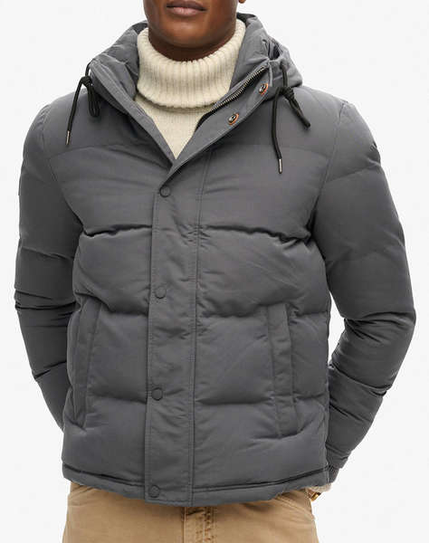 SUPERDRY D2 OVIN EVEREST SHORT HOODED PUFFER GEACA DE BARBATI