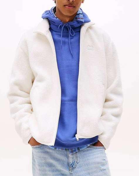 TOMMY JEANS TJM RLX BADGE FZ TEDDY