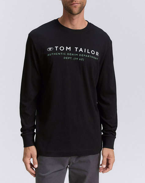 TOM TAILOR PRINTED LONGSLEEVE BLUZA DE BARBATI