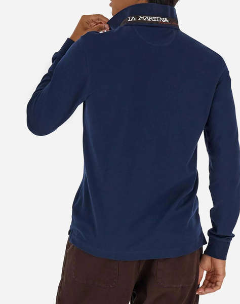 LAMARTINA BLUZA POLO MM MAN L/S POLO PIQUET STRETCH