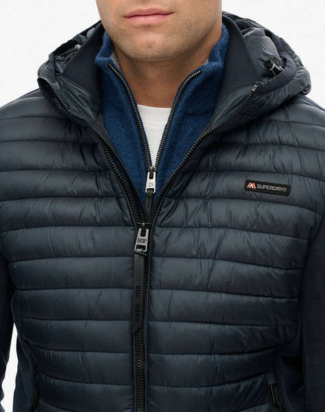 SUPERDRY D1 SDSW HOOD STORM FLEECE HYBRID JKT GEACA DE BARBATI