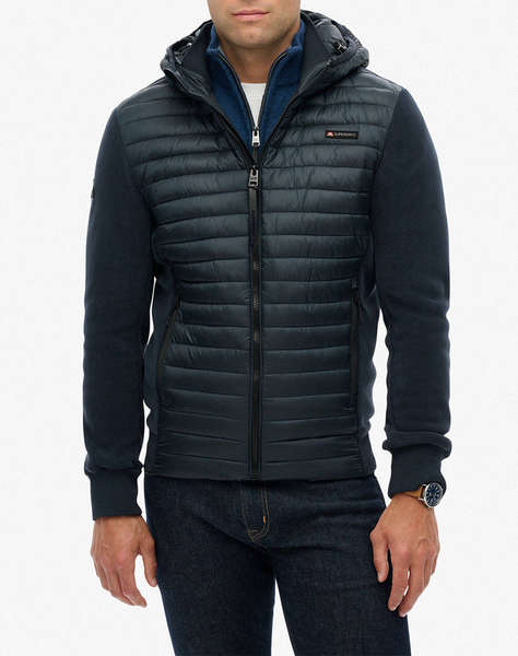 SUPERDRY D1 SDSW HOOD STORM FLEECE HYBRID JKT GEACA DE BARBATI