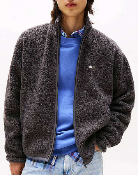 TOMMY JEANS TJM RLX BADGE FZ TEDDY