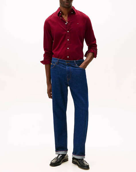 TOMMY HILFIGER FLEX FLANNEL SOLID RF SHIRT