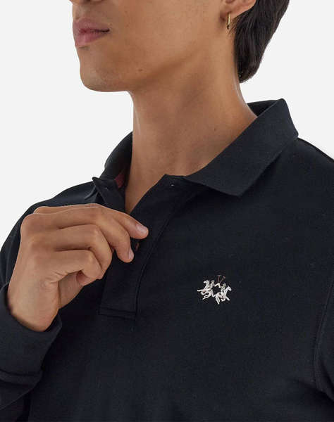LAMARTINA BLUZA POLO MM MAN L/S POLO PIQUET STRETCH