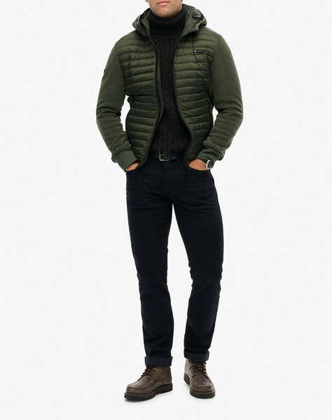 SUPERDRY D1 SDSW HOOD STORM FLEECE HYBRID JKT GEACA DE BARBATI