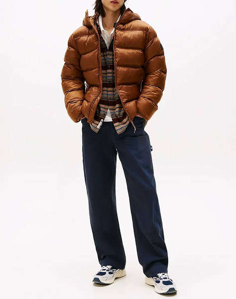 TOMMY JEANS TJM HOODED LOGO PUFFER EXT