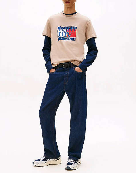 TOMMY JEANS TJM SLIM RWB FLAG TEE EXT