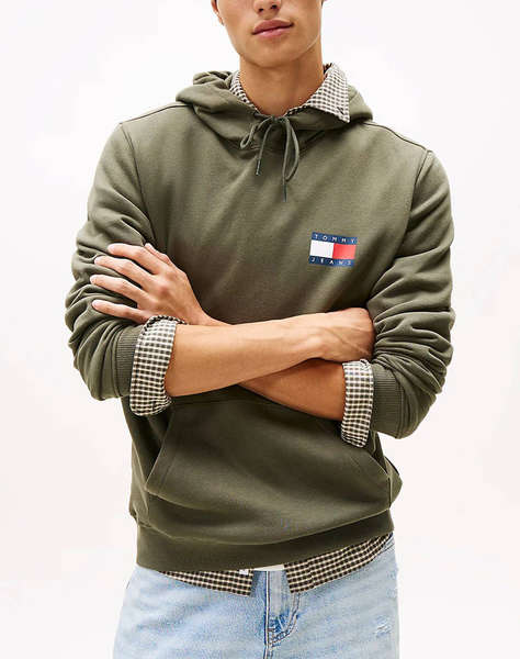 TOMMY JEANS TJM REG ESSENTIAL FLAG HOOD EXT