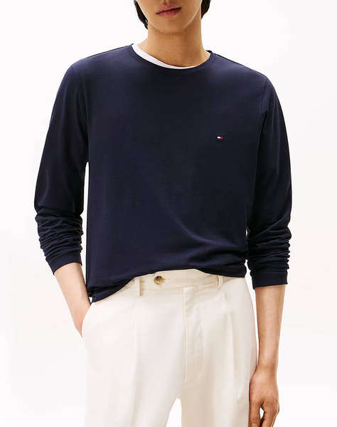 TOMMY HILFIGER STRETCH SLIM FIT LONG SLEEVE TEE