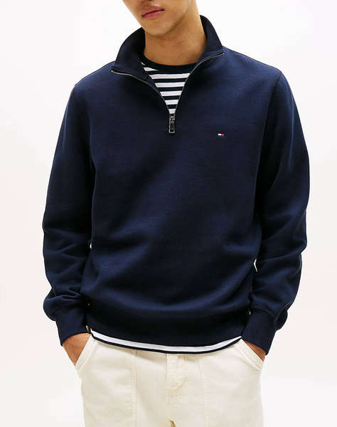 TOMMY HILFIGER ESSENTIAL FLEECE 1/4 ZIP
