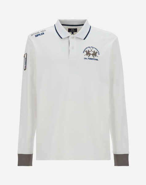 LAMARTINA BLUZA POLO MM MAN L/S POLO HEAVY JERSEY