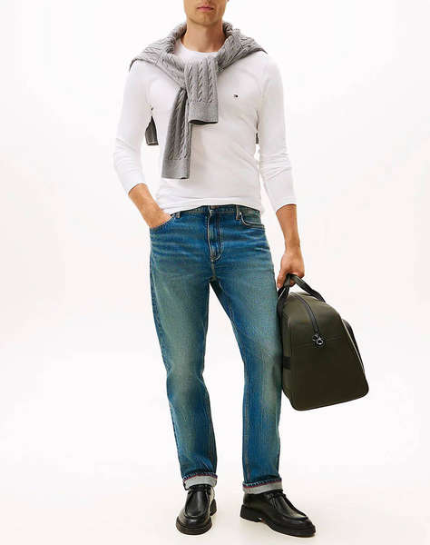 TOMMY HILFIGER STRETCH SLIM FIT LONG SLEEVE TEE