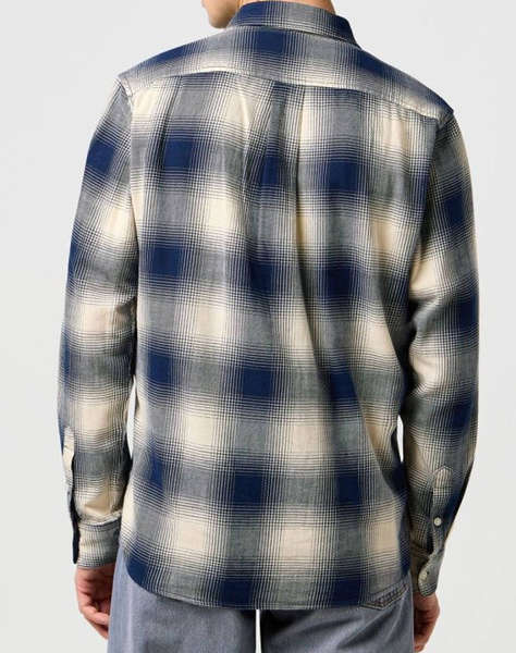 WRANGLER 1 PKT INDIGO SHIRT