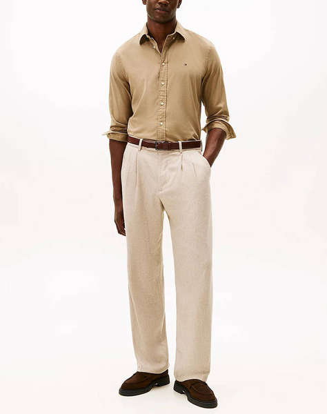 TOMMY HILFIGER FLEX FLANNEL SOLID RF SHIRT