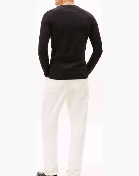 TOMMY HILFIGER STRETCH SLIM FIT LONG SLEEVE TEE