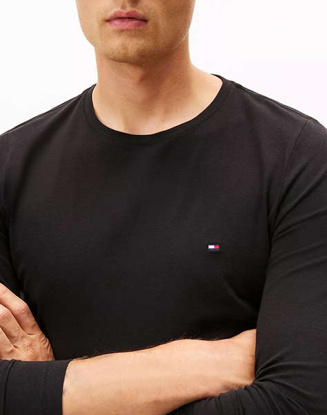 TOMMY HILFIGER STRETCH SLIM FIT LONG SLEEVE TEE