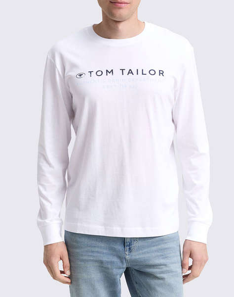TOM TAILOR PRINTED LONGSLEEVE BLUZA DE BARBATI