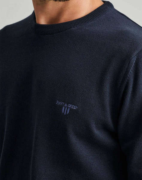 NAVY&GREEN BLUZA TRICOTATA