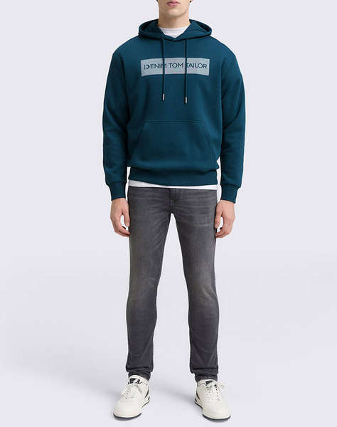 TOM TAILOR PRINTED SWEAT HOODIE HANORAC DE BARBATI