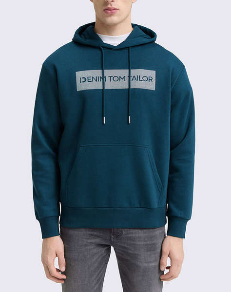 TOM TAILOR PRINTED SWEAT HOODIE HANORAC DE BARBATI
