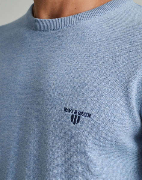 NAVY&GREEN BLUZA TRICOTATA